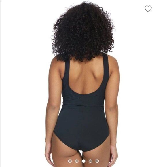 Contours Keepsake Solitaire V-Neck One Piece Swimsuit Sz 8/ 32C - Picture 2 of 16